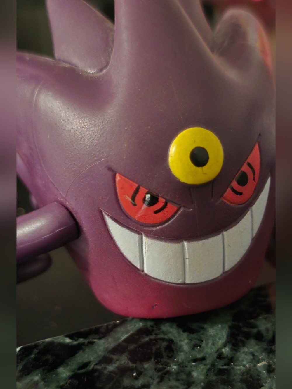 TOMY Discontinued RARE Mega Gengar Figure ADJUSTABLE RIGHT ARM 1.5"H - Picture 6 of 6